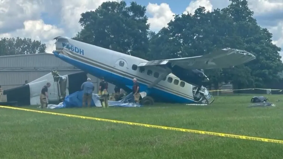 ABD'de uçak faciası! Yere çakıldı: Yaralılar var