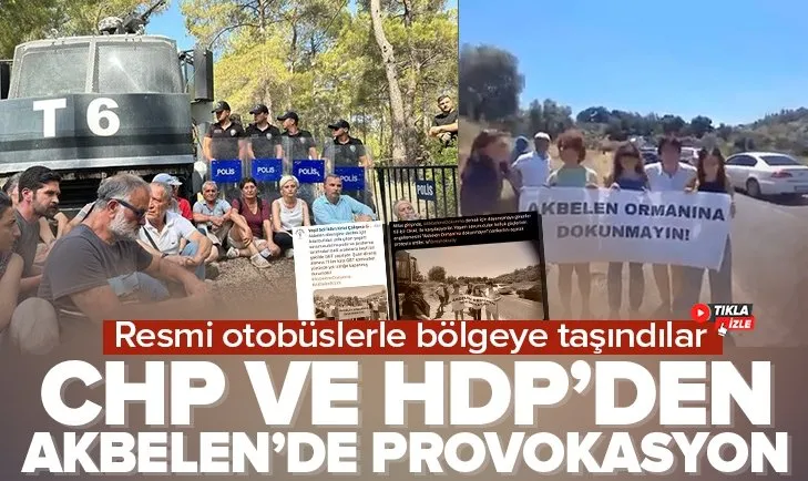 CHP-HDP’den Akbelen’de provokasyon