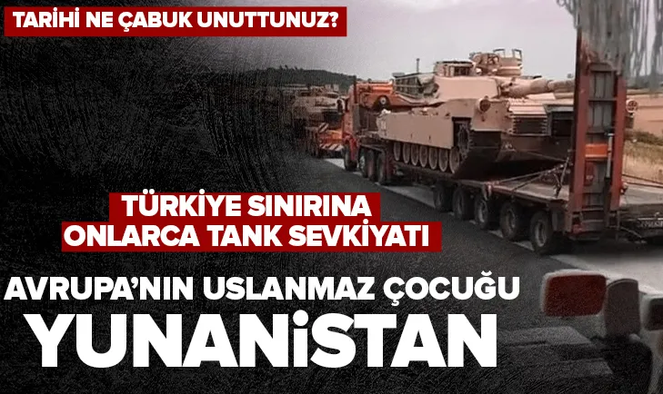 Yunanistan tarihi iyice unuttu