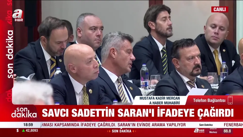 Sadettin Saran ifadeye çağrıldı!