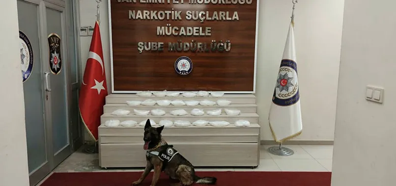 Van'da 14 kilo metamfetamin ele geçirildi