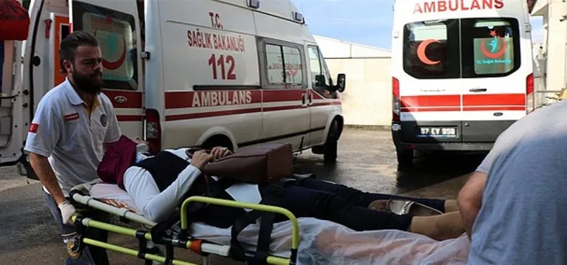 Öğretmene çarpıp kaçtı