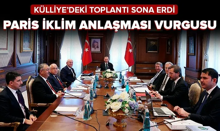 Son dakika: Başkan Erdoğan liderliğindeki Yüksek İstişare Kurulu YİK toplantısı sona erdi