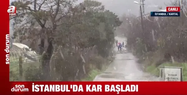 İstanbul’da kar yağışı başladı! İstanbul için kar yağışı açıklaması! Hava sıcaklığı -2 derece olacak!