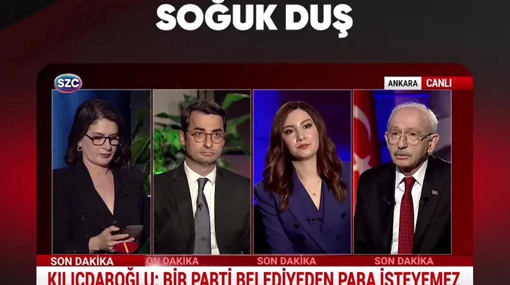 KILIÇDAROĞLU'NDAN SOĞUK DUŞ