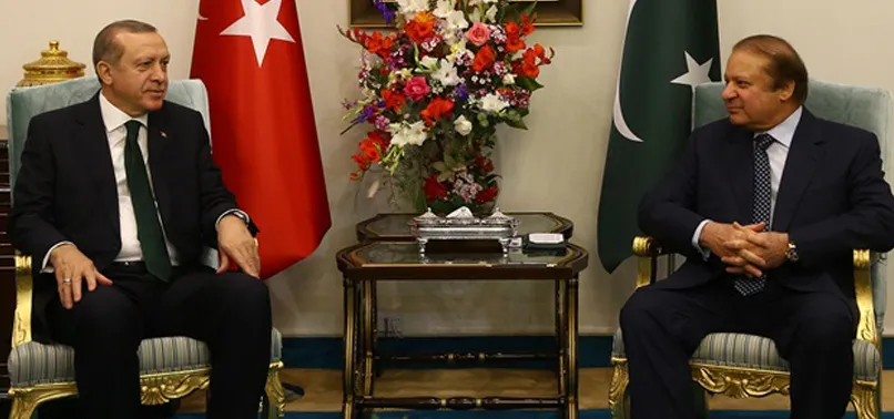 Cumhurbaşkanı Erdoğan Navaz Şerif ile görüştü
