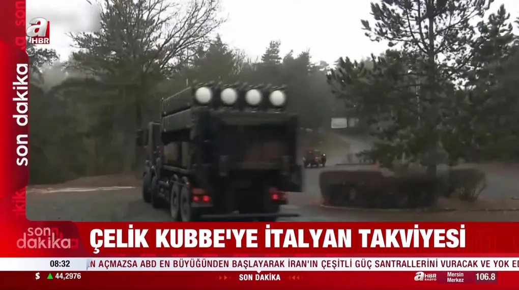 Çelik Kubbe’ye İtalyan takviyesi