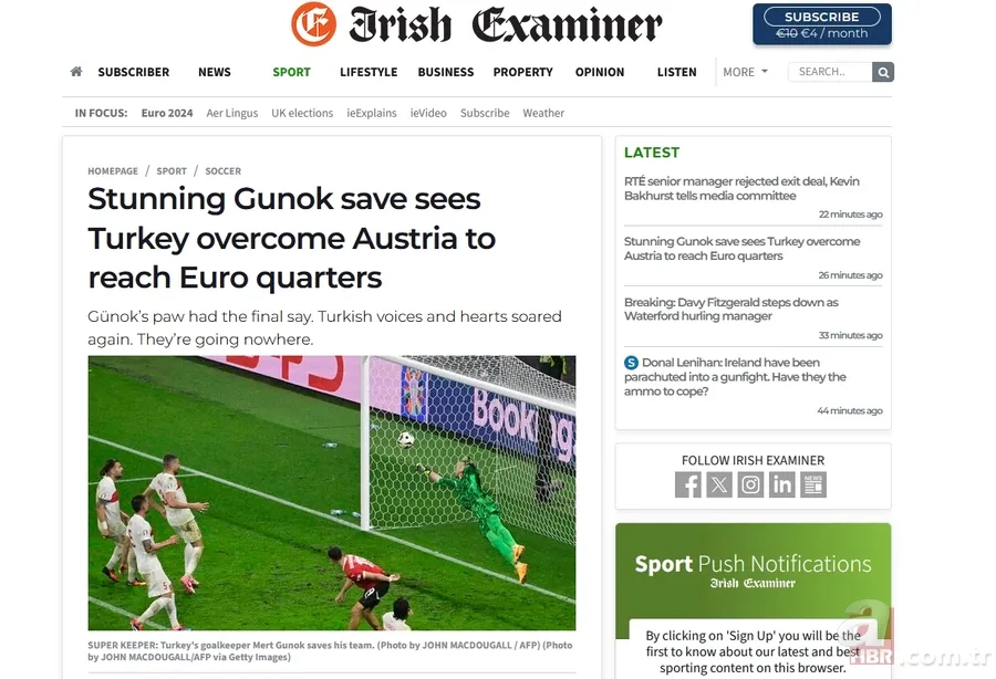 Dünya 'Bizim Çocuklar'ı konuşuyor! İşte Avusturya zaferinin manşetleri 9