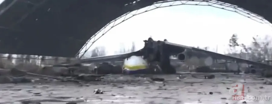 Ukrayna'ya ait dünyanın en büyük uçağı Antonov An-225'in son görüntüsü ortaya çıktı! Rus ordusunun vurduğu iddia edilmişti 12