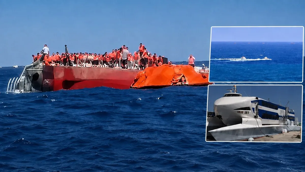 Girne açıklarında yolcu gemisi battı! KKTC Cumhurbaşkanı acı haberi verdi: 7 kişi hayatını kaybetti