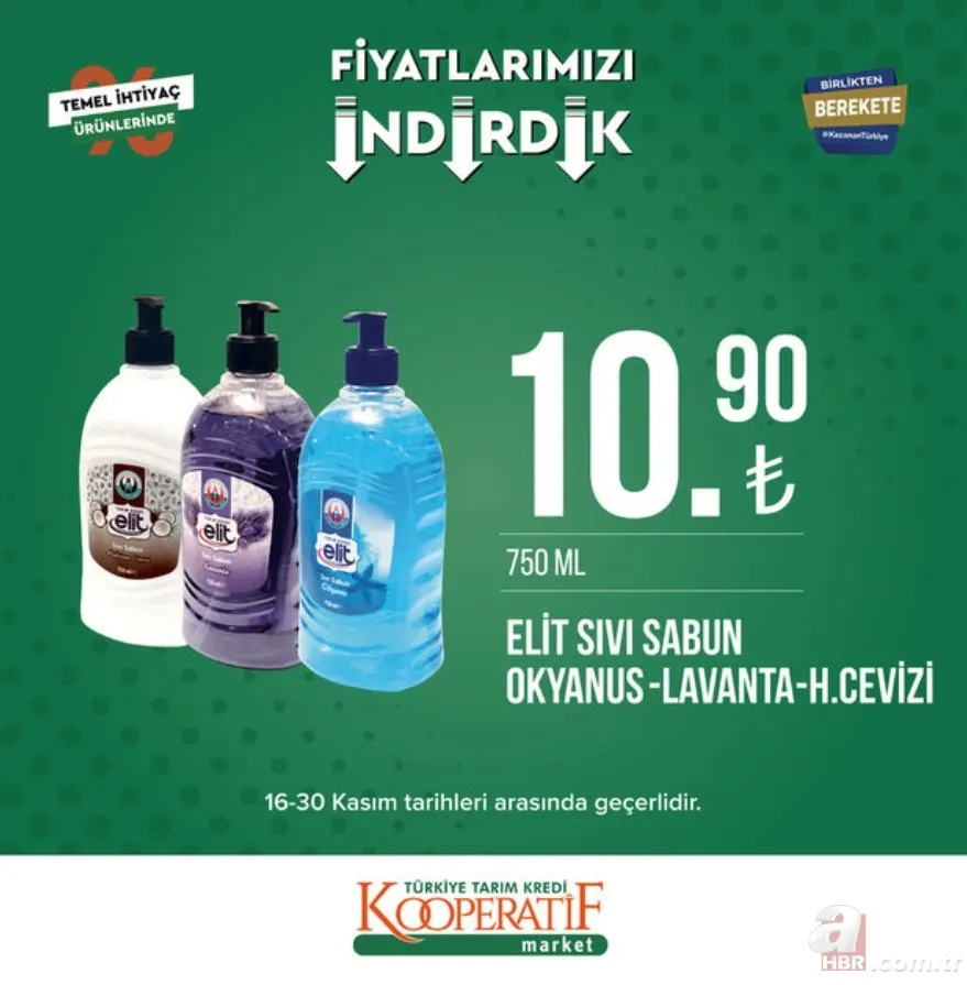 Böyle indirim görülmedi! TARIM KREDİ MARKET AKTÜEL ÜRÜNLER | ÇAY, TOZ ŞEKER, YAĞ fiyatlarında büyük kampanya başladı! 20