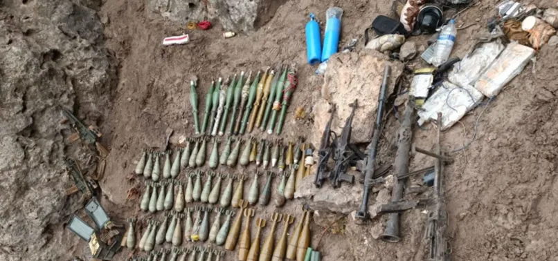 Milli Savunma Bakanlığı açıkladı: PKK'ya ait çok sayıda silah ve mühimmat ele geçirildi