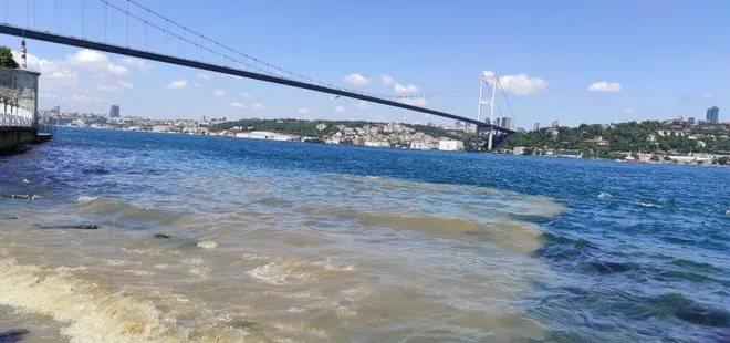 Son dakika: İstanbul Boğazı şimdi de kahverengi oldu! Bu kez müsilaj deniz salyası değil