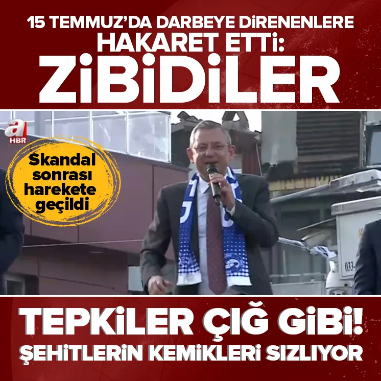 15 Temmuz’da darbeye direnenleri ’zibidi’ dedi