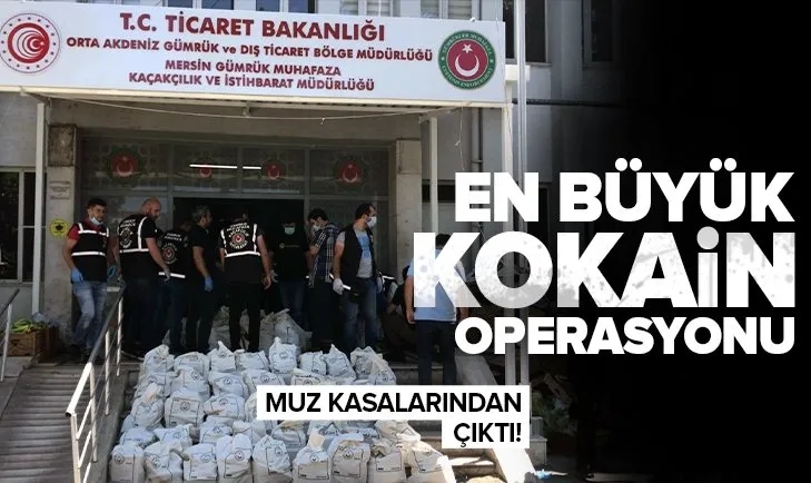 Son dakika: Mersin Limanı’nda 1 ton kokain ele geçirildi
