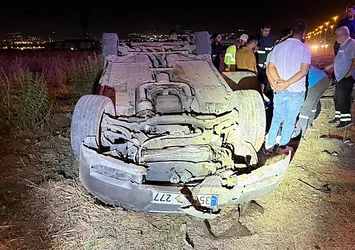 Batman'da otomobil takla attı: 1 yaralı