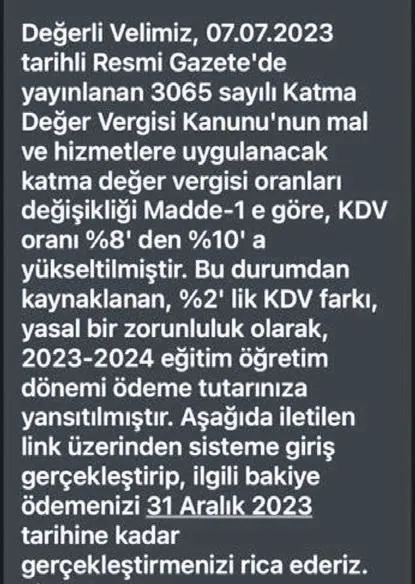 Özel okulların KDV tuzağı! Bitmek bilmeyen istekleri dudak uçuklatıyor
