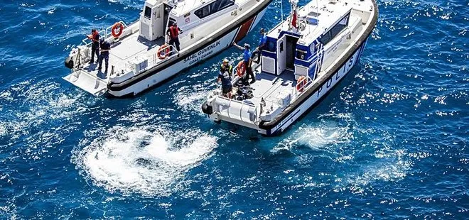 Antalya'da dalış yapan 2 amatör dalgıç su altında ceset buldu