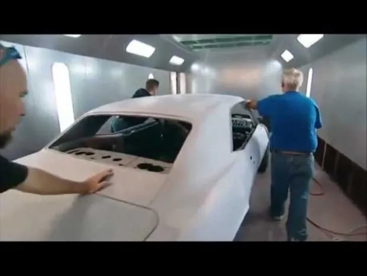 1969 model Camaro aracın son hali hayran bıraktı! Hurdalıktan satın almıştı