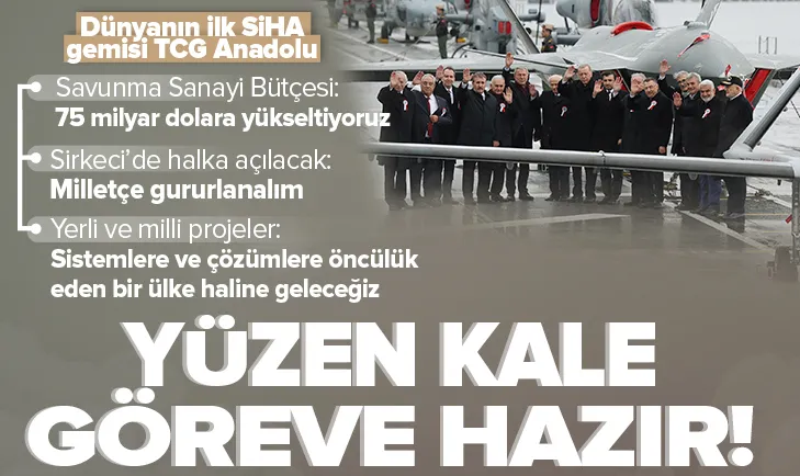 TCG Anadolu Türk Silahlı Kuvvetleri envanterine hazır