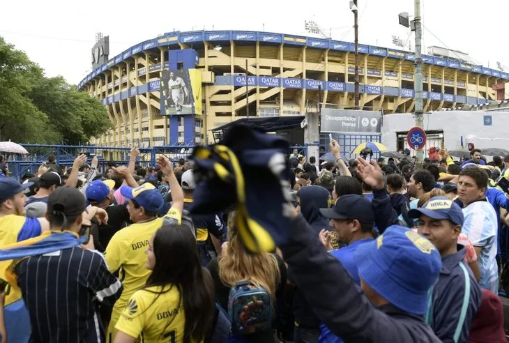 Arjantin’de 50 bin taraftar maç yokken stada gitti