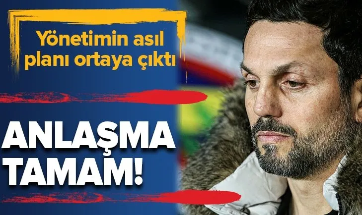 Fenerbahçe'de yönetimin asıl planı belli oldu!