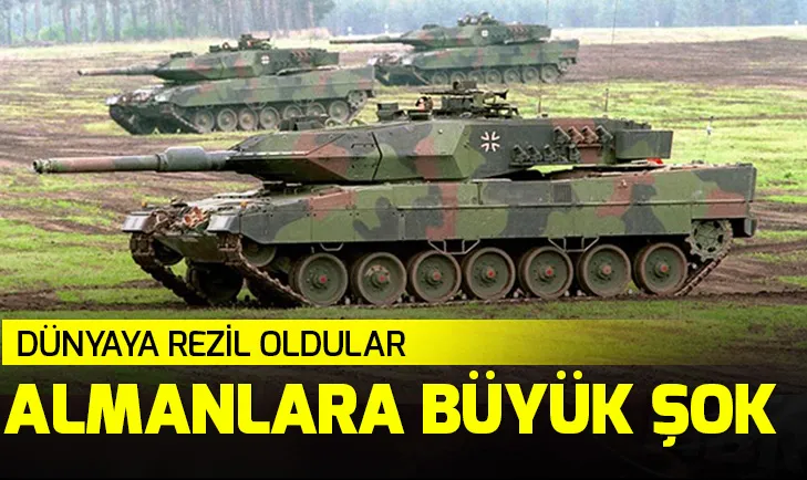 Almanyanın geçen yıl teslim aldığı tankları fos çıktı