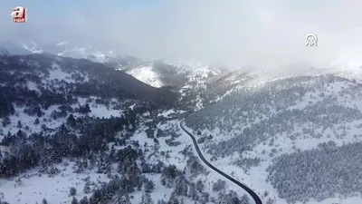 Leon’un kuzeyinde kar yağışı etkili oldu