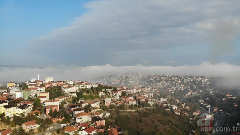 İstanbul'da etkili olan sis kartpostallık görüntüler oluşturdu 19