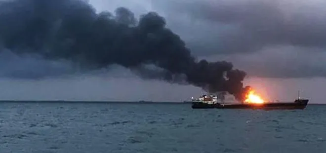 Dışişleri Bakanlığı: Kerç Boğazı’ndaki gemi yangınında 4 Türk vatandaşı hayatını kaybetti