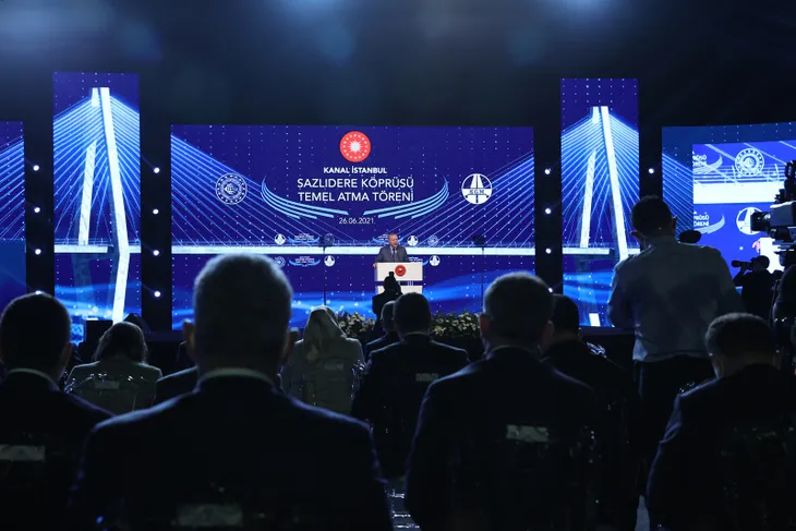 Türkiye'ye çağ atlatacak dev proje Kanal İstanbul! Vatandaş akın etti! Başkan Erdoğan'a sevgi seli