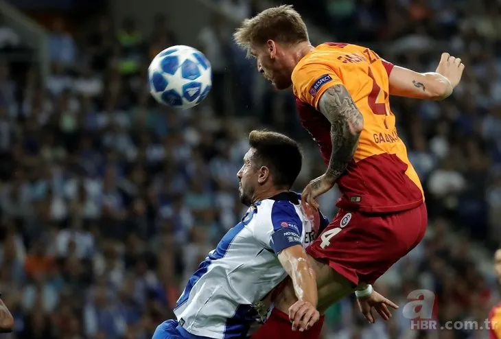 Porto - Galatasaray maçından kareler
