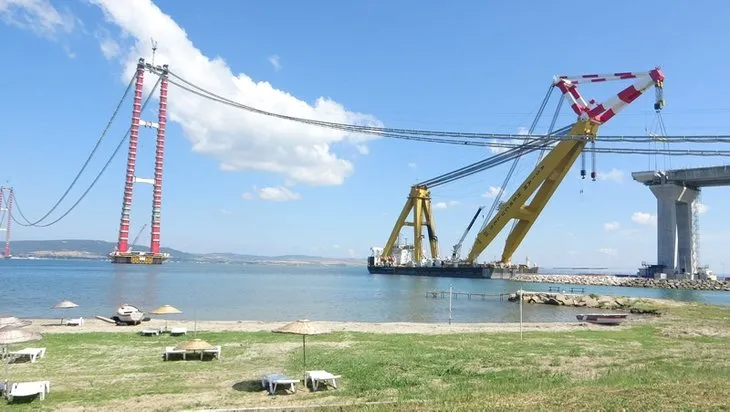 1915 Çanakkale Köprüsü’nde bir ilk! Heyecan dorukta! Tam 700 ton ağırlığında