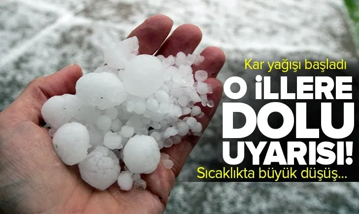 SON DAKİKA: Van Bahçesaray’da kar yağışı başladı! Meteorolojiden o iller için dolu uyarısı