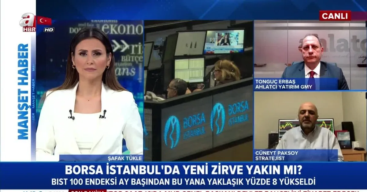 Son Dakika Borsada Yeni Zirve Beklentisi Uzman Isimler A Haber Canli Yayininda Degerlendirdi Video Ahaber Video Izle