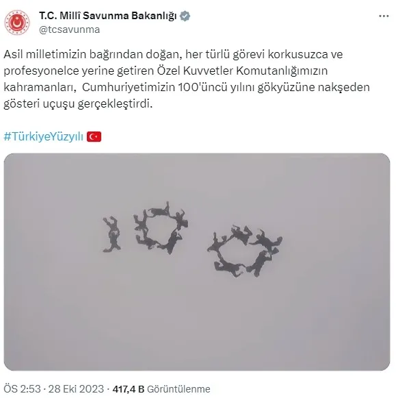 Bordo Bereliler’den Cumhuriyet’in 100. yılında mesaj var