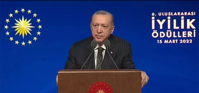 Son dakika: Başkan Erdoğan’dan Uluslararası İyilik Ödülleri programında önemli açıklamalar
