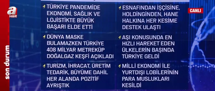 Ekonomiye yapılan saldırılar tutmadı! Muhalefetin rezerv iddiası çöktü! Berat Albayrak’tan neden rahatsızlar? Faruk Erdem A Haber’de anlattı