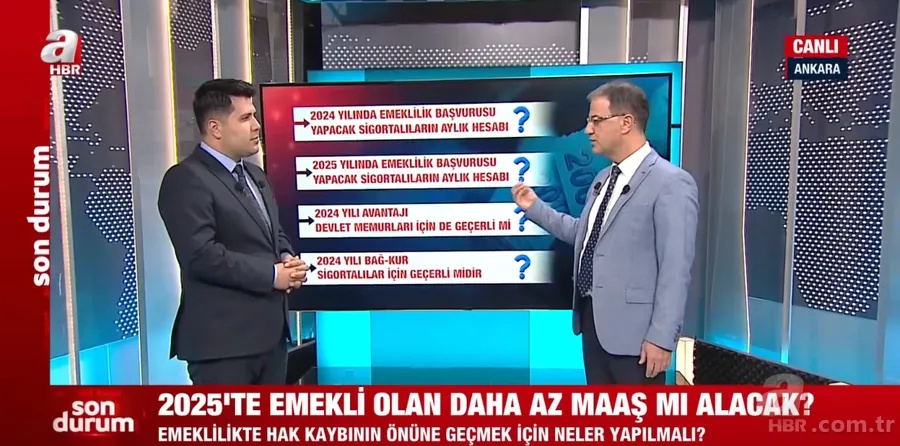Emekli aylığına 2025 hesabı: En düşük 19.723 TL en yüksek 29.238 TL... Tarihiniz maaşınızı belirliyor! 2