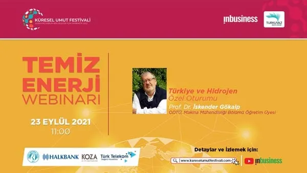 Küresel Umut Festivali ‘Temiz Enerji’ Webinarı ile devam ediyor