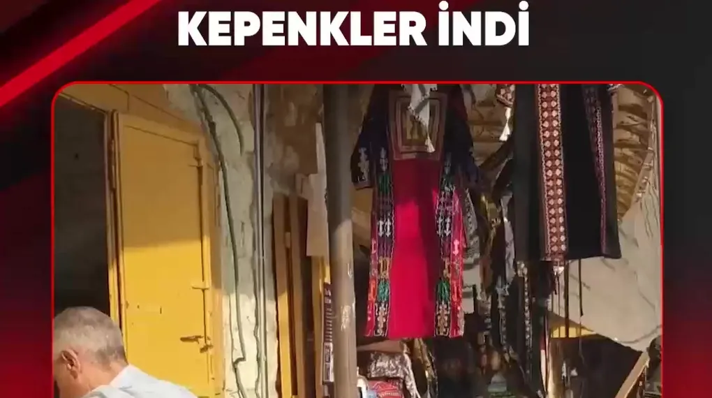 İŞGALCİLER GELDİ KEPENKLER İNDİ
