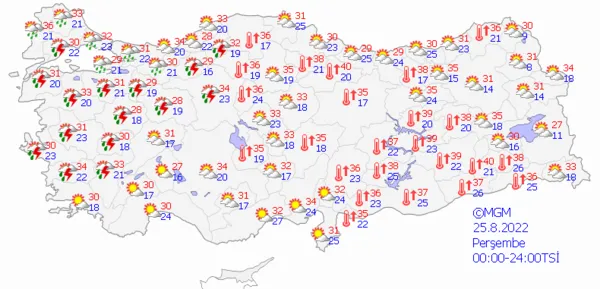 1661014609211.png 3 gün boyunca sağanak yağış var! Önümüzdeki haftaya dikkat! Meteoroloji'den son dakika uyarısı! İstanbul Ankara İzmir hava durumu - 7
