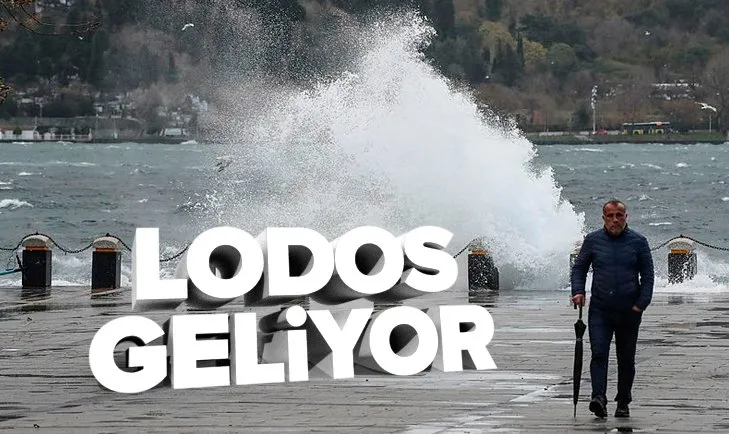 Lodos İstanbul’a geri dönüyor! 5 günlük hava durumu açıklandı! Hafta sonu sağanak ve fırtına var