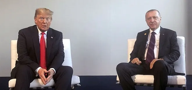 Son dakika: Başkan Erdoğan ile Trump NATO Zirvesi’nde görüştü