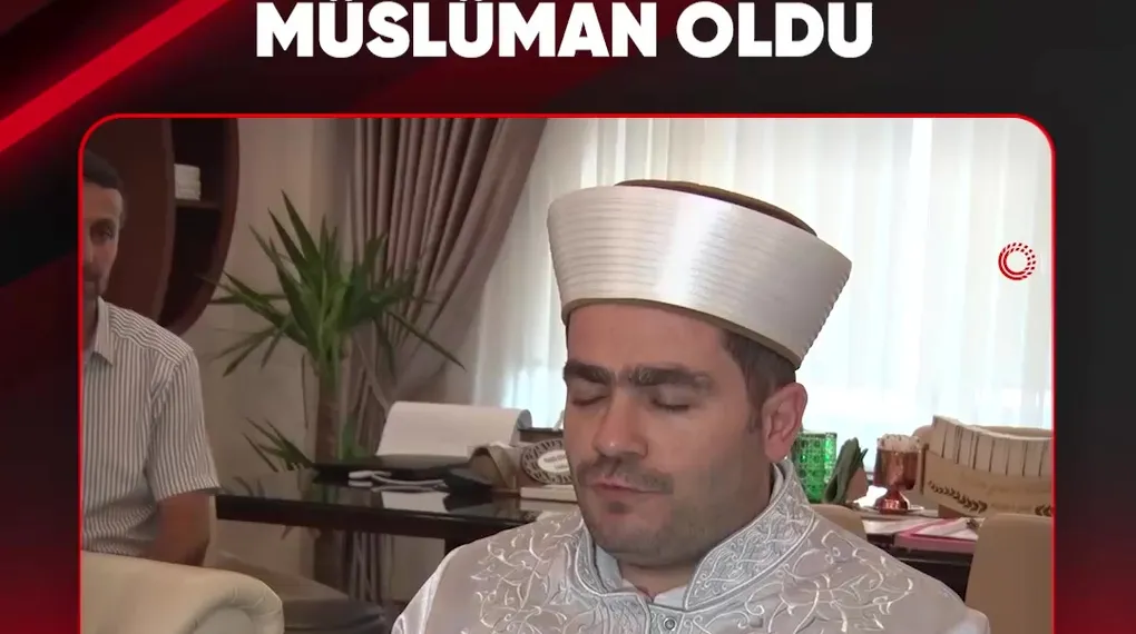 GAZZE'DEN ETKİLENDİ MÜSLÜMAN OLDU