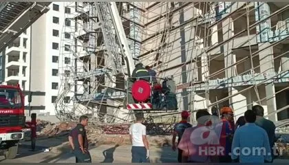 İskelede mahsur kalan işçiler ’İsveç oturağı’ ile kurtarıldı