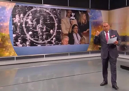 ABD Kongresi'ndeki iğrenç görüntülere A Haber canlı yayınında sert tepki: ABD Siyonist Yahudilerin maymunudur!