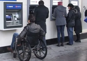 Engelli vatandaşlar için ATM duyurusu