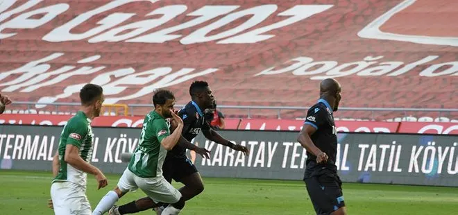 Son dakika | Konyaspor Trabzonspor maç sonucu: 1-1