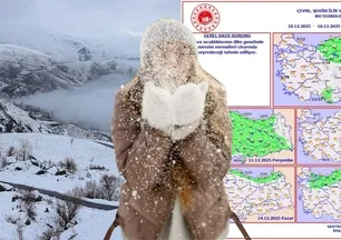 Donuyoruz! 7 ilde kar başladı, Meteoroloji’den kritik uyarı: Şiddetli yağmur, don...